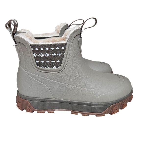 NEW Grundens Women's Deviation Sherpa Ankle Boot 60047 Silt Khaki Size 5 - Picture 1 of 7